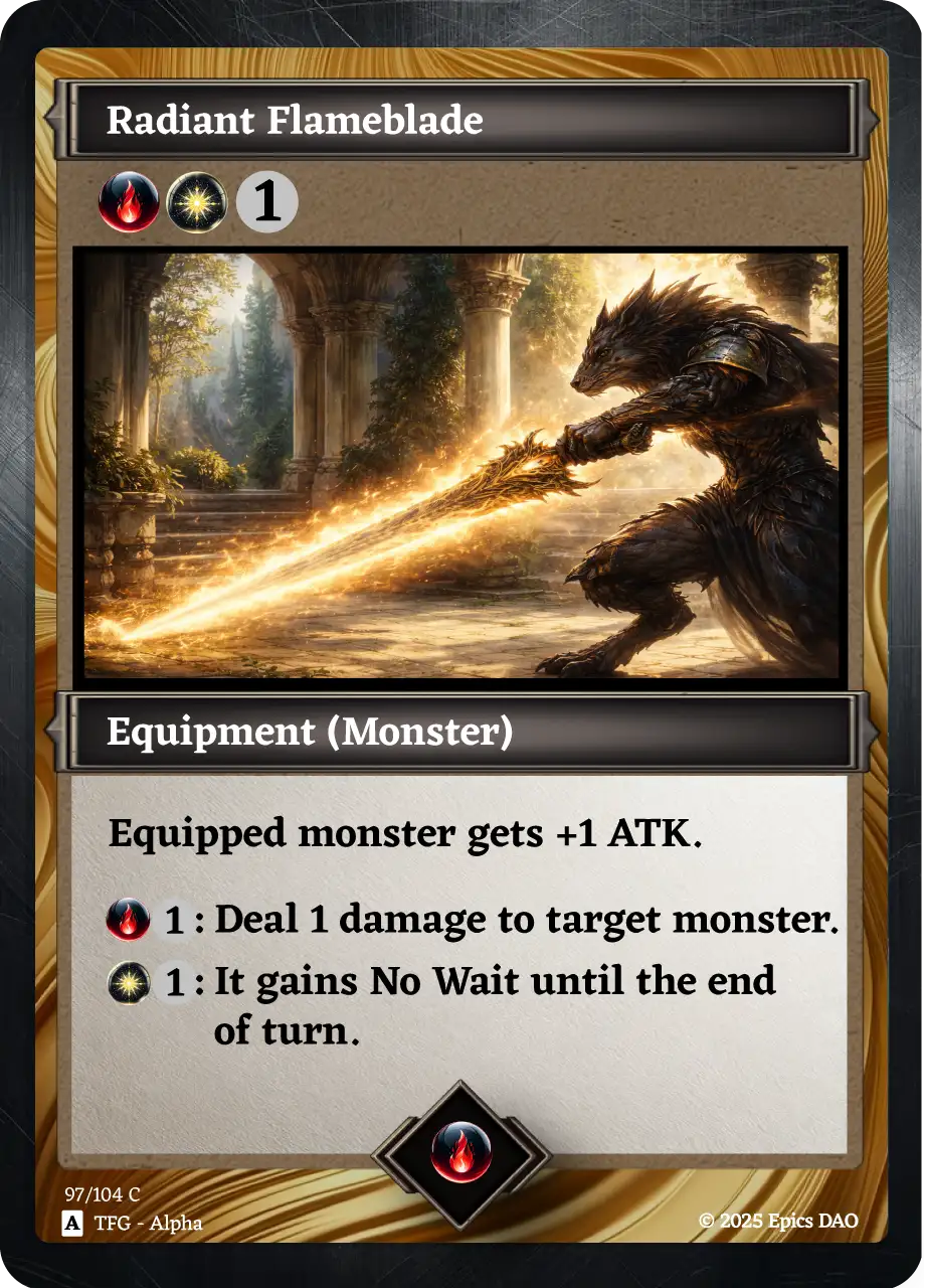 Radiant Flameblade